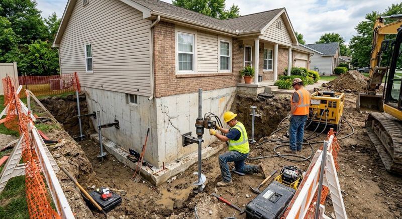 Building Foundation Repair in Kingsville, MD