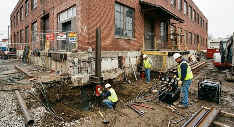 Building Foundation Repair in Severna Park, MD