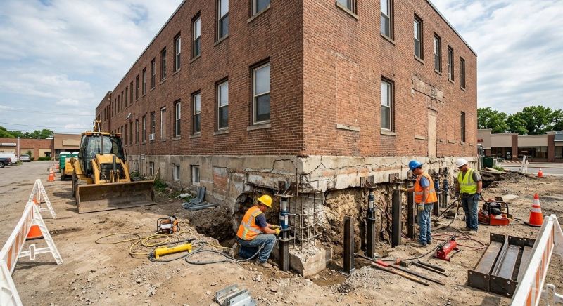 Commercial Foundation Repair in Anne Arundel County, MD