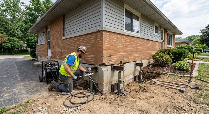 Concrete Foundation Leveling in Burtonsville, MD