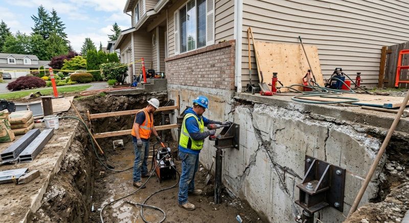Concrete Foundation Repair in Annapolis, MD