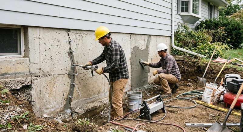 Concrete Foundation Repair in Edgewater, MD