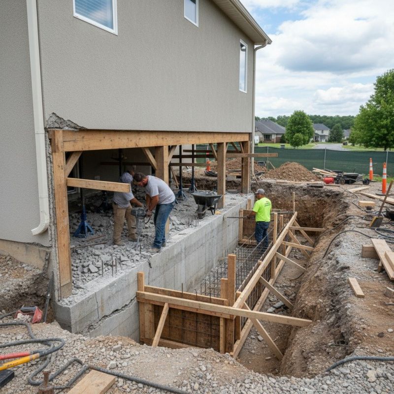 Concrete Foundation Repair in Jessup, MD