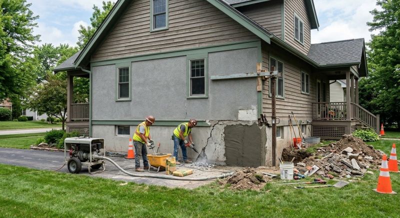 Concrete Foundation Repair in Middle River, MD