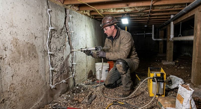 Concrete Foundation Repair in Nottingham, MD