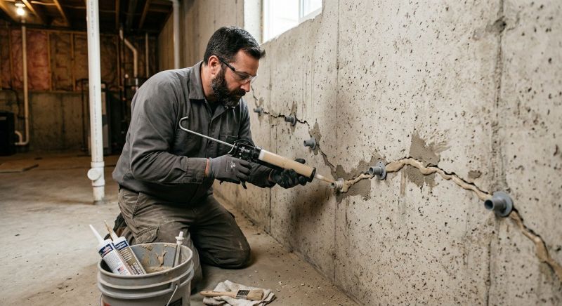 Cracked Foundation Repair in Ellicott City, MD