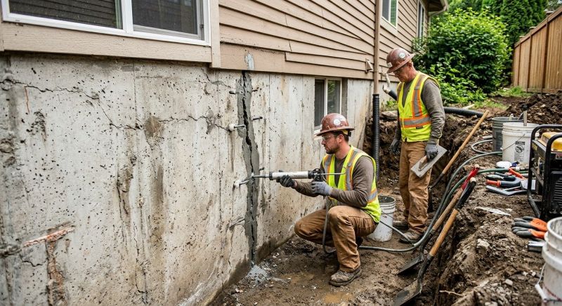 Cracked Foundation Repair in Perry Hall, MD