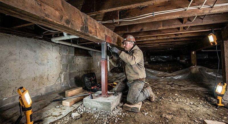 Crawlspace Foundation Repair in Clarksville, MD