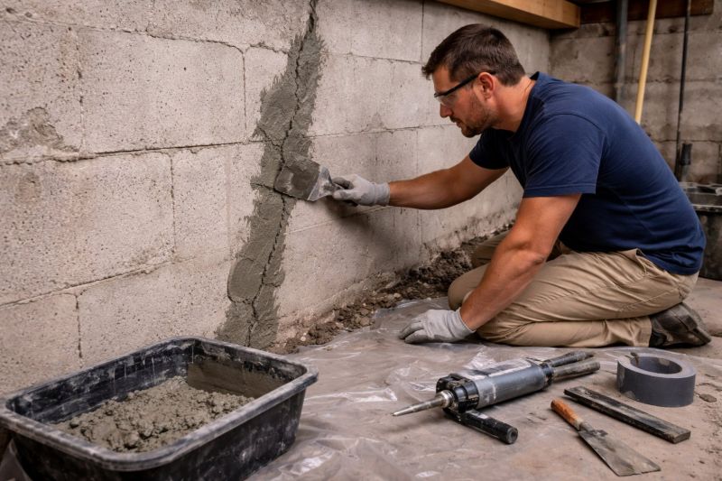 Foundation Crack Repair in Burtonsville, MD