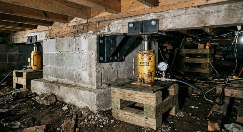 Foundation Jacking in Baltimore, MD