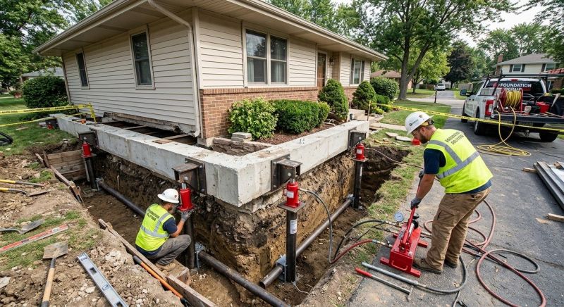 Foundation Jacking in Jessup, MD
