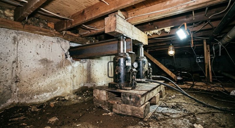 Foundation Jacking in Pasadena, MD