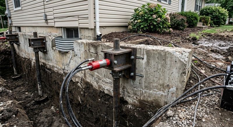 Foundation Pier Leveling in Anne Arundel County, MD