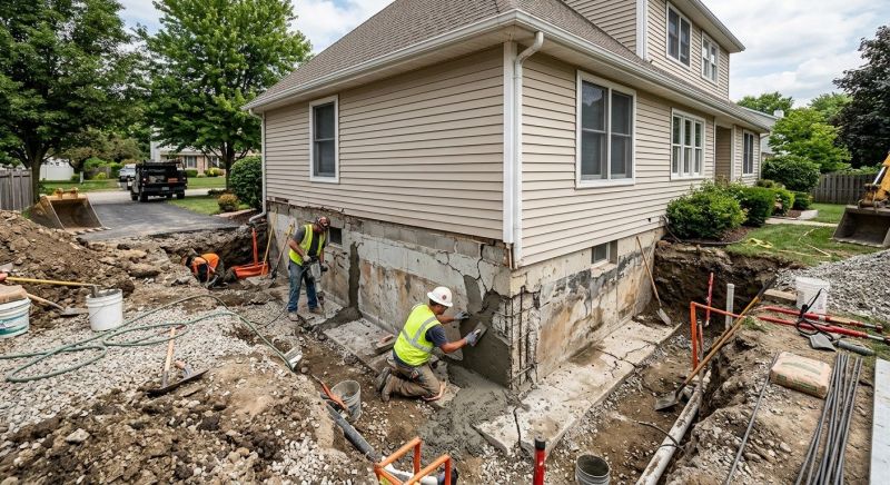 Foundation Restoration in Anne Arundel County, MD