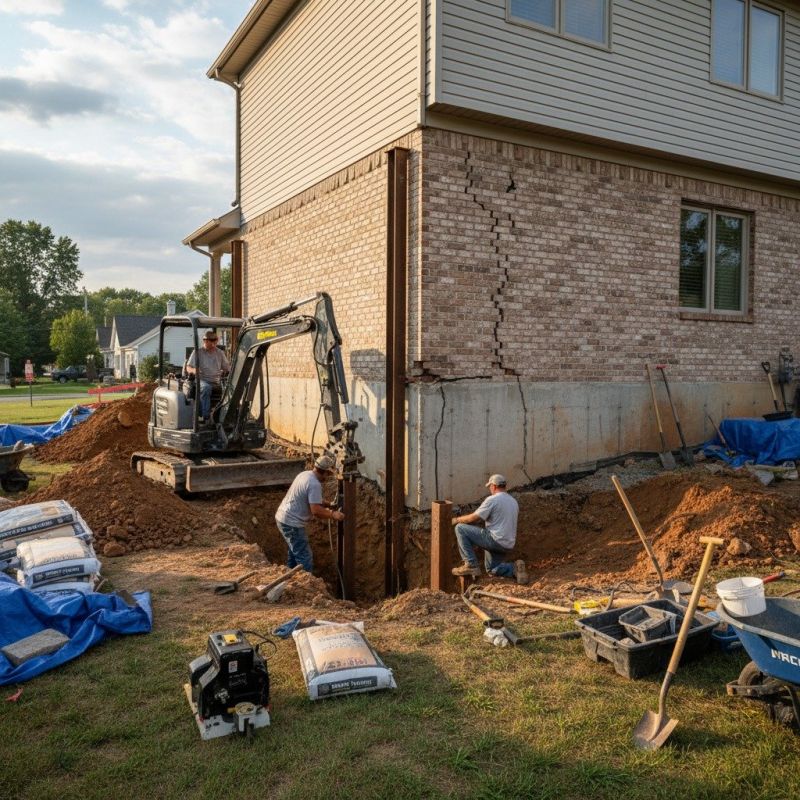 Foundation Structural Repair in Crownsville, MD