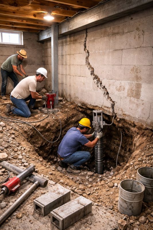 Foundation Structural Repair in Jessup, MD