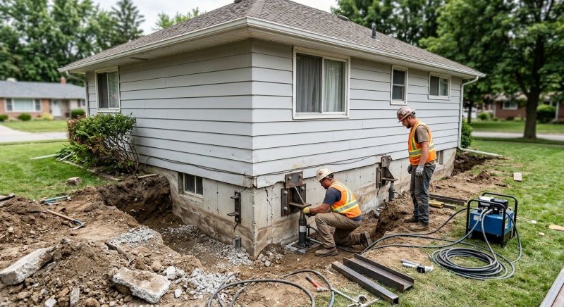 Home Foundation Repair in Woodstock, MD