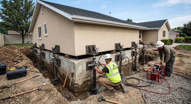 House Foundation Leveling in Anne Arundel County, MD