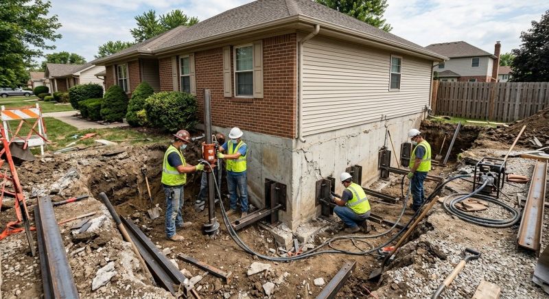 House Foundation Repair in Baltimore County, MD