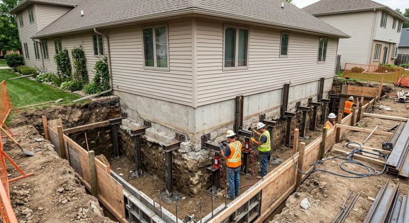 House Underpinning in Anne Arundel County, MD