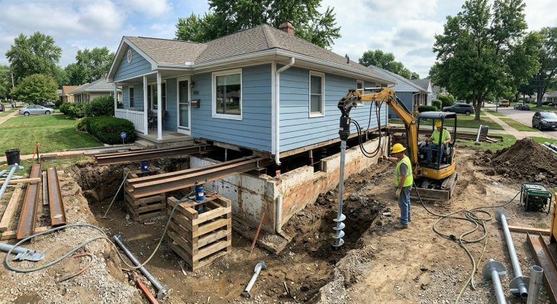 House Underpinning in Anne Arundel County, MD