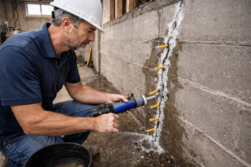 Leaking Foundation Repair in Anne Arundel County, MD
