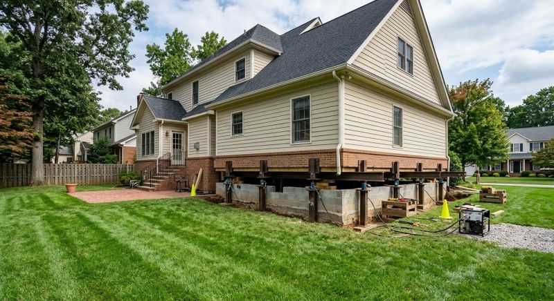 Settling Foundation Service in White Marsh, MD