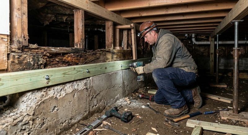 Sinking Foundation Repair in Glen Burnie, MD