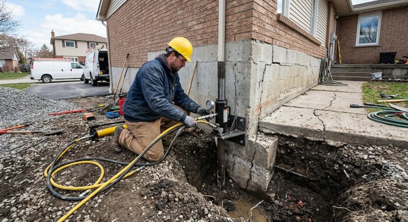 Sinking Foundation Repair in Laurel, MD