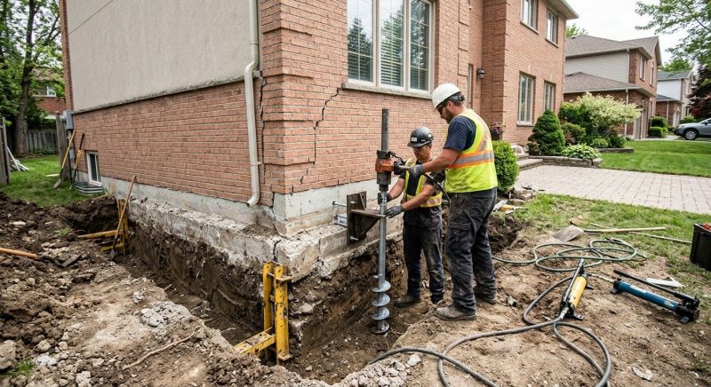 Sinking Foundation Repair in Lothian, MD