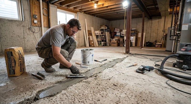 Slab Foundation Repair in Anne Arundel County, MD